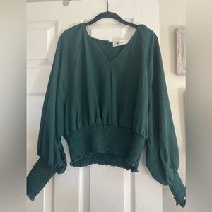 Emerald Green Blouse
